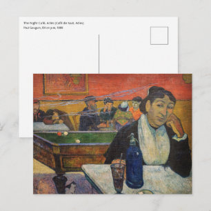 Cartão Postal Paul Gauguin - O Café Noturno, Arles