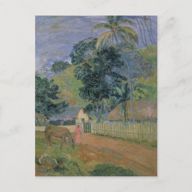 Cartão Postal Paul Gauguin | Paisagem, 1899 (Frente)