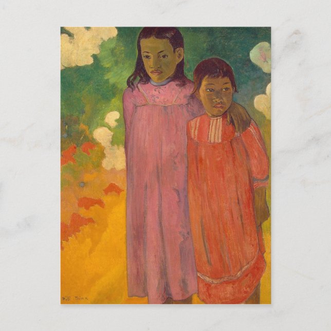 Cartão Postal Paul Gauguin | Piti Tiena, 1892 (Frente)