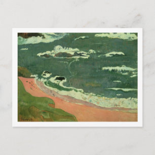 Cartão Postal Paul Gauguin   Praia em Le Pouldu, 1889