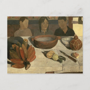 Cartão Postal Paul Gauguin Refeição , 1891