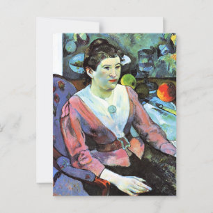 Cartão Postal Paul Gauguin - Retrato da Mulher