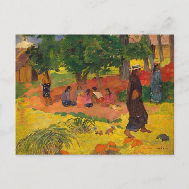Cartão Postal Paul Gauguin | Taperaa Mahana, 1892 (Frente)