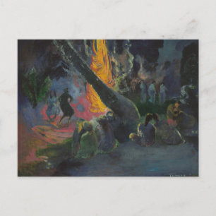 Cartão Postal Paul Gauguin - Upa Upa (The Fire Dance)