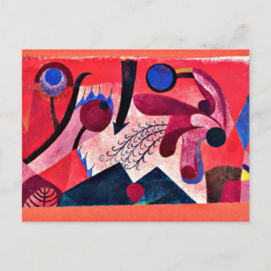 Cartão Postal Paul Klee art: Berries Venenosos