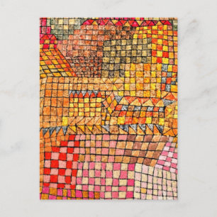 Cartão Postal Paul Klee - Castelo da Cidade Kr.
