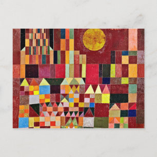 Cartão Postal Paul Klee - Castelo E Sol
