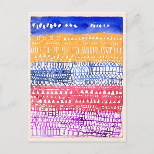 Cartão Postal Paul Klee - Cidade Antiga, 