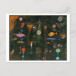 Cartão Postal Paul Klee, "Fish Magic", 1925