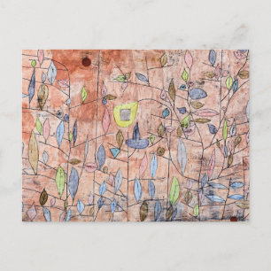 Cartão Postal Paul Klee - Folhagem Esparsa