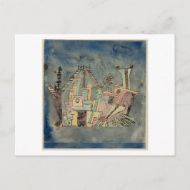 Cartão Postal Paul Klee, "Jardim sobre Resíduos", 1923