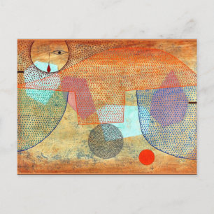 Cartão Postal Paul Klee pintura, Sunset