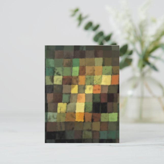 Cartão Postal Paul Klee som antigo (Em pé/Frente)
