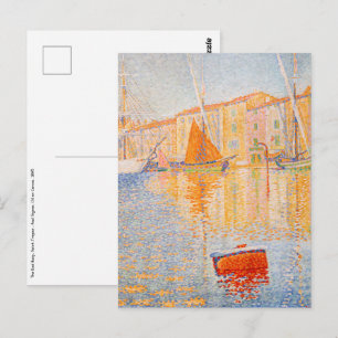 Cartão Postal Paul Signac - A Boia Vermelha, Saint-Tropez