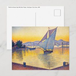 Cartão Postal Paul Signac - A Porta do Sunset, Opus 236