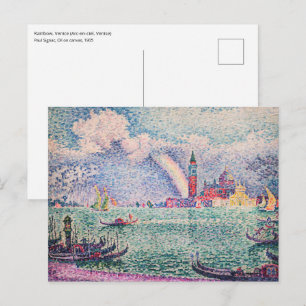 Cartão Postal Paul Signac - Arco-íris, Veneza