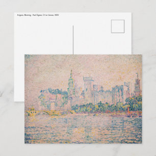 Cartão Postal Paul Signac - Avinhão, Manhã