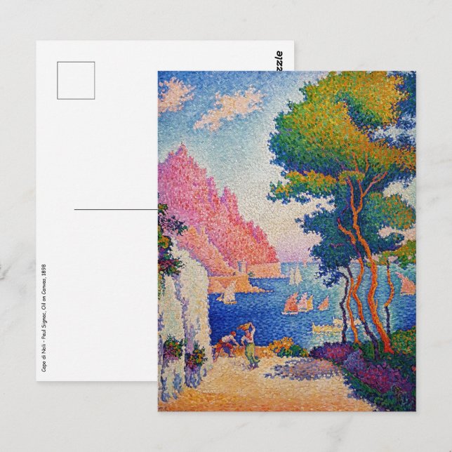 Cartão Postal Paul Signac - Capo di Noli (Frente/Verso)