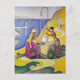 Cartão Postal Paul Signac - Jovens Mulheres da Provença no Bem