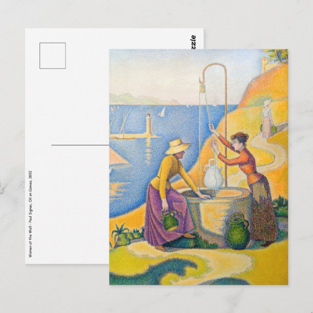Cartão Postal Paul Signac - Mulheres no Bem (Frente/Verso)