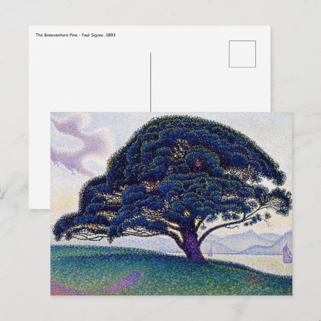 Cartão Postal Paul Signac - O Pinho de Bonaventura (Frente/Verso)