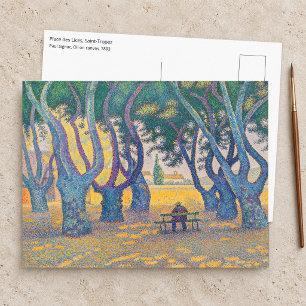 Cartão Postal Paul Signac - Place des Lices, Saint-Tropez