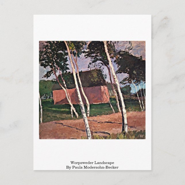 Cartão Postal Paula Modersohn-Becker (Frente)