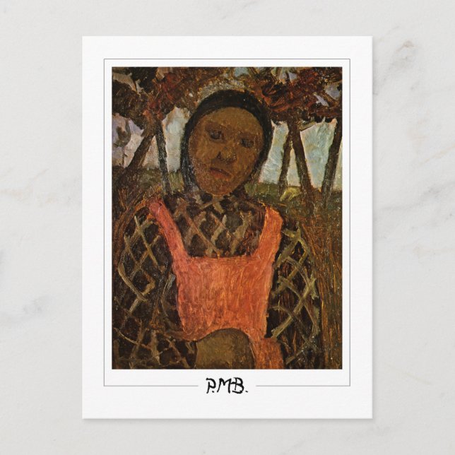 Cartão Postal Paula Modersohn-Becker #111 - Arte Fina (Frente)