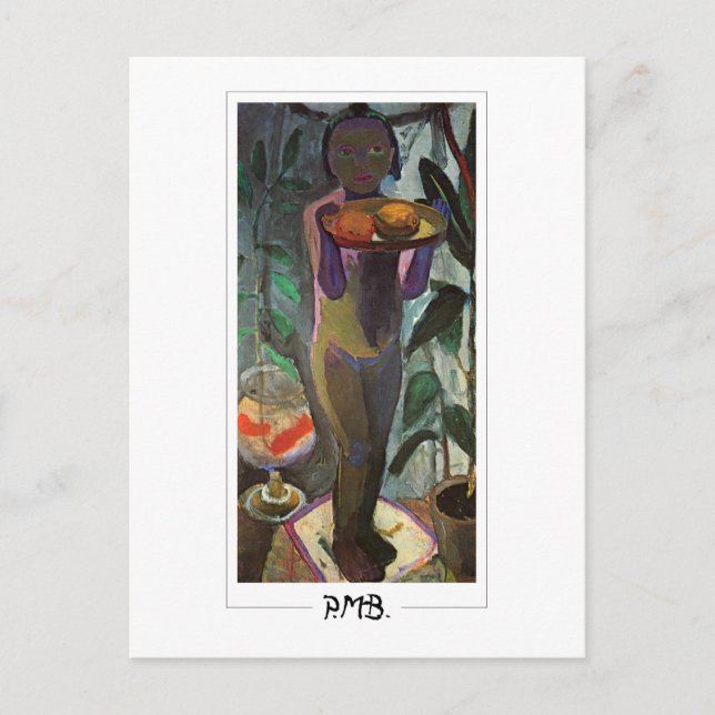 Cartão Postal Paula Modersohn-Becker #181 - Belas Artes (Frente)