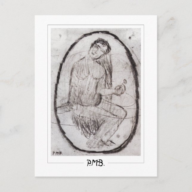 Cartão Postal Paula Modersohn-Becker #187 - Belas Artes (Frente)