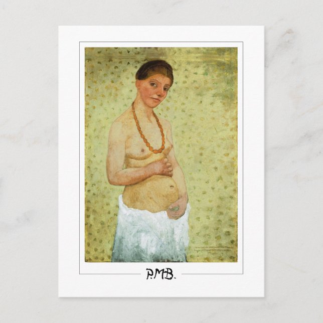 Cartão Postal Paula Modersohn-Becker #1 - Arte Refinada (Frente)