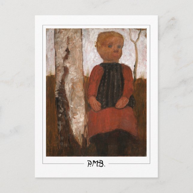 Cartão Postal Paula Modersohn-Becker #7 - Arte Fina (Frente)
