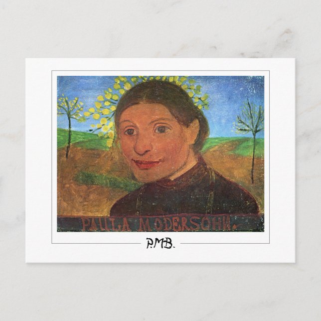 Cartão Postal Paula Modersohn-Becker #92 - Belas Artes (Frente)