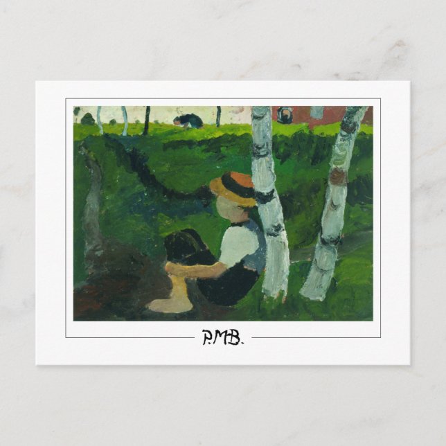 Cartão Postal Paula Modersohn-Becker #9 - Arte Fina (Frente)