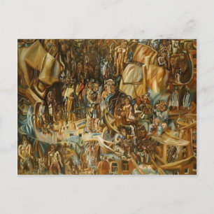 Cartão Postal Pavel Filonov - Navios