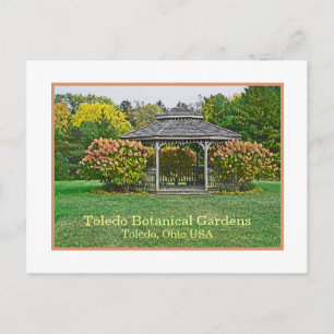 CARTÃO POSTAL PAVILHÃO E HORTÉNSIAS / JARDINS BOTÂNICOS DE TOLED