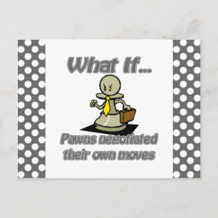 Cartão Postal Pawns