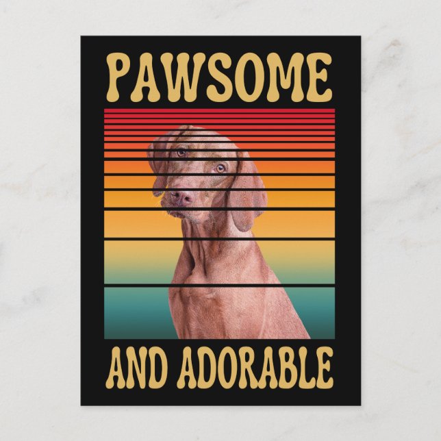 CARTÃO POSTAL PAWSOE E ADORÁVEL (Frente)