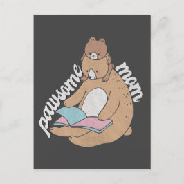 Cartão Postal Pawsome Mãe