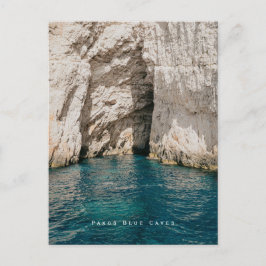 Cartão Postal Paxos Blue Caves Greece Coastal