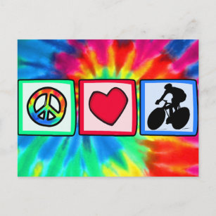Cartão Postal Paz, Amor, Ciclismo