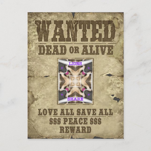 Cartão Postal Paz, Amor e Inspiração Desejados: Espalhar Harmoni (Frente)