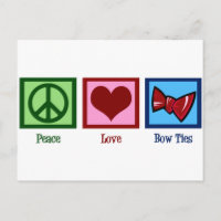 Paz Amor Gravatas Borboleta