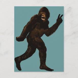 Cartão Postal Paz Bigfoot