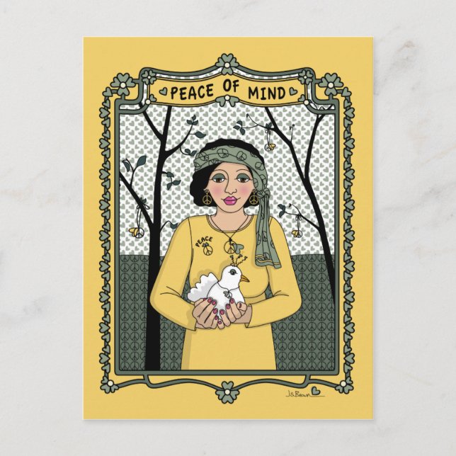 Cartão Postal Paz de Mind_C_ Postcard (Frente)