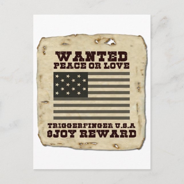 Cartão Postal Paz desejada (Frente)