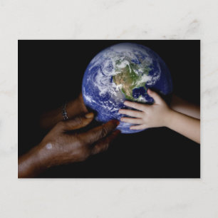 Cartão Postal Paz mundial