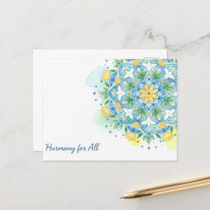 Cartão Postal Paz mundial internacional