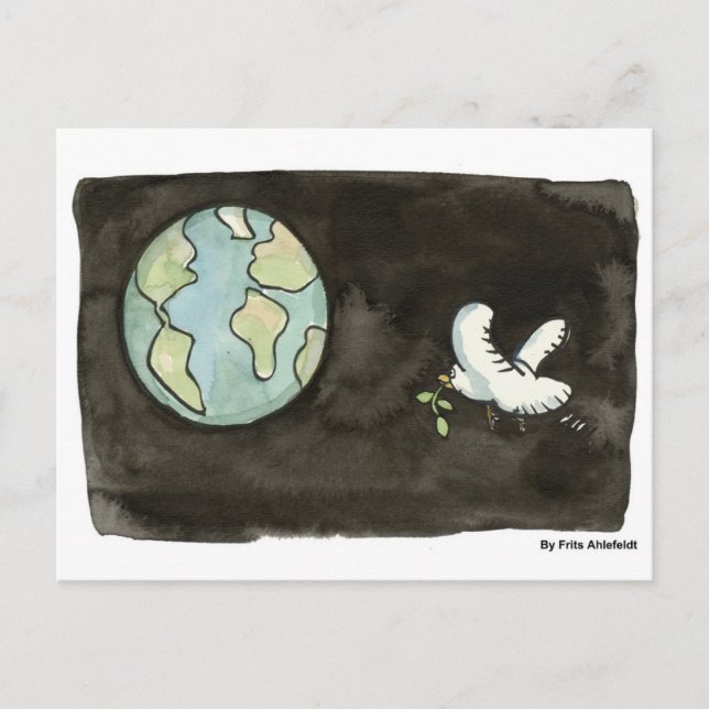 Cartão Postal Paz na Terra (Frente)