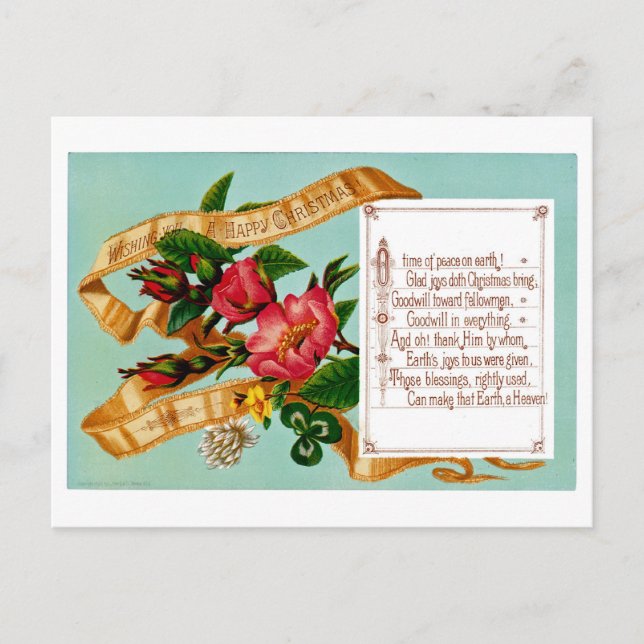 Cartão Postal Paz na Terra (Frente)